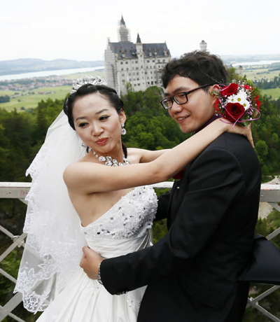 Group marriage at Neuschwanstein Castle