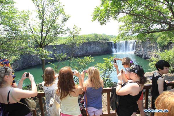 Tourism at Jingpo Lake in Mudanjiang, China's Heilongjiang