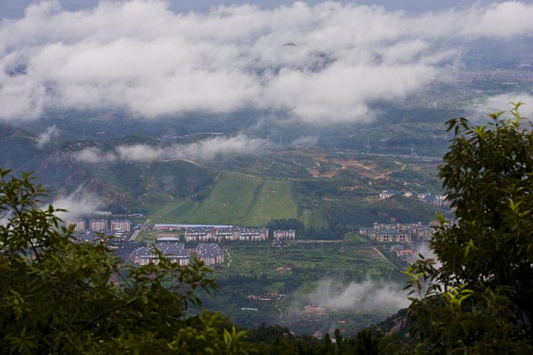 Scenery of Panshan Mountain in north China's Tianjin