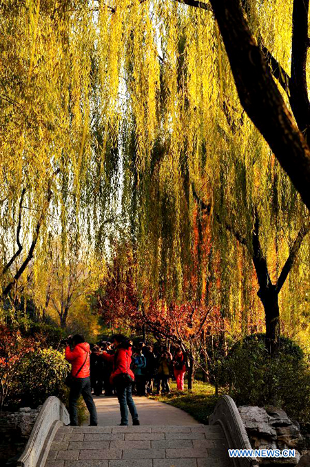 Beautiful scenery of Daming Lake in east China