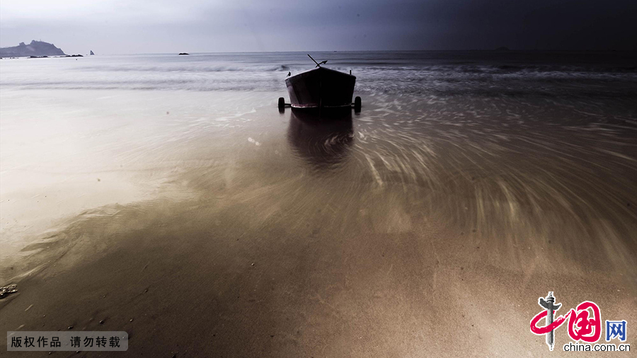 Old Stone Man Beach in China's Qingdao