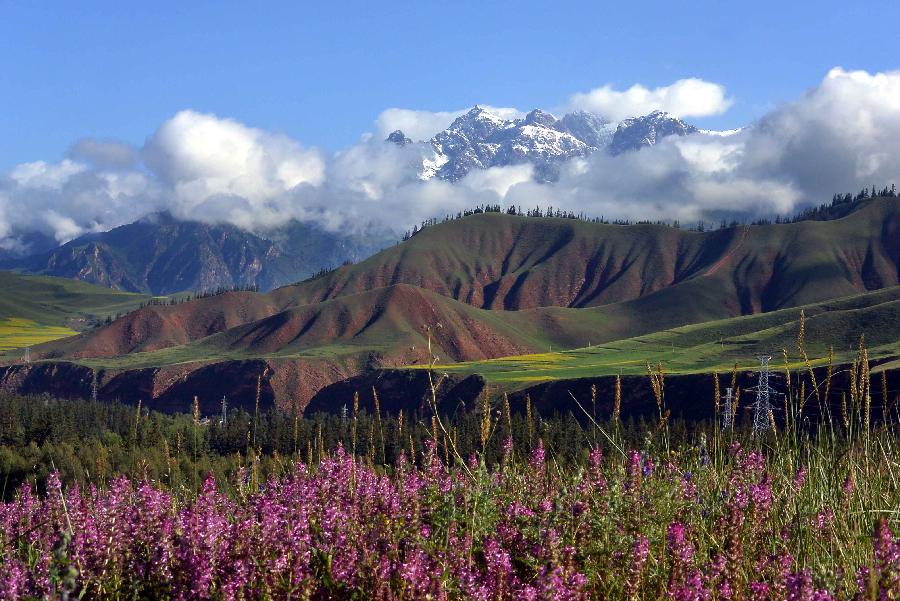 Scenery of Qilian Mountains