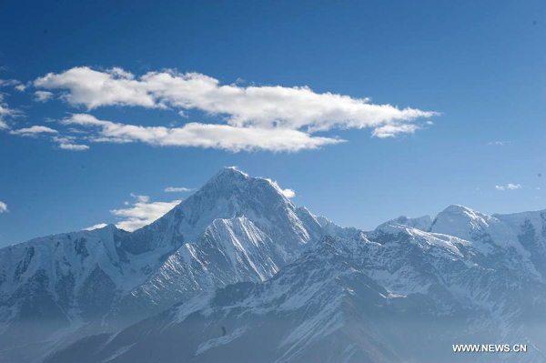 Scenery of Gongga Shan in SW China's Sichuan