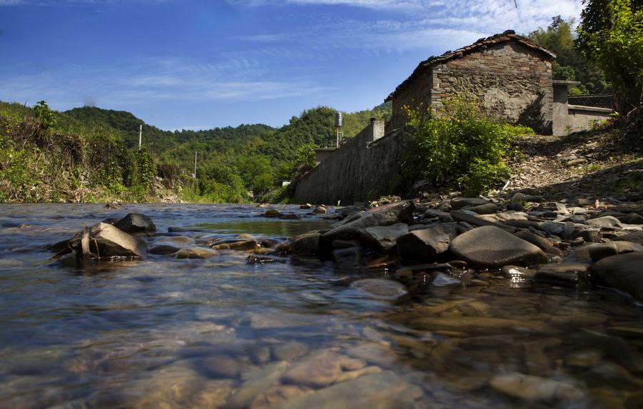 Scenery of Tumuyuan village in China's Jiangxi