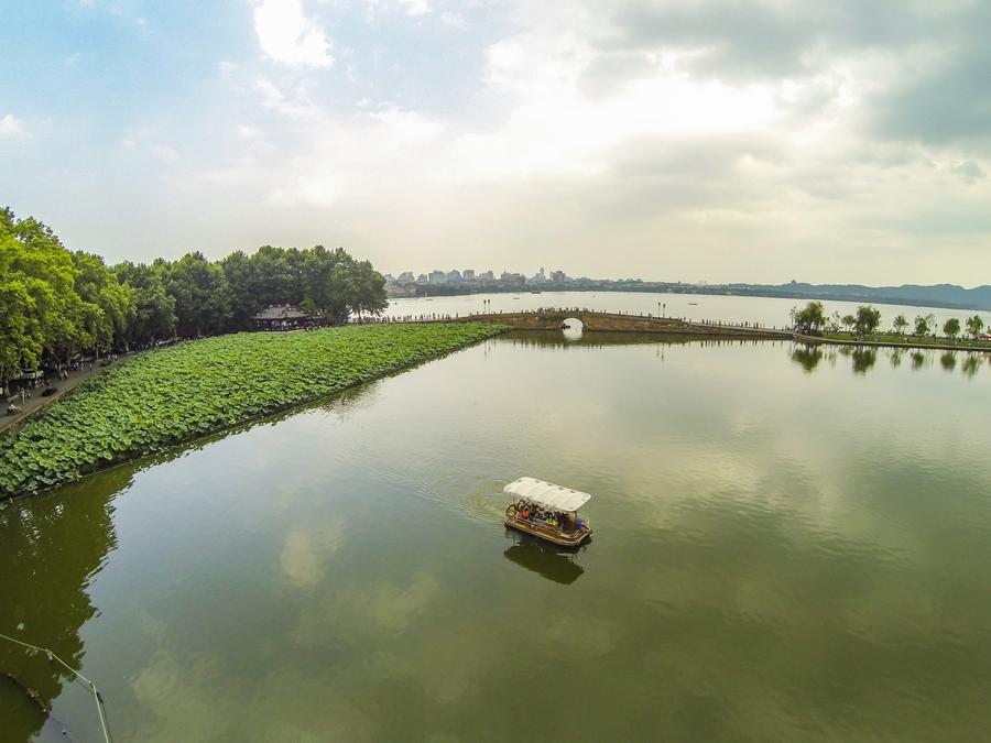 Amazing aerial scenery of China's Hangzhou