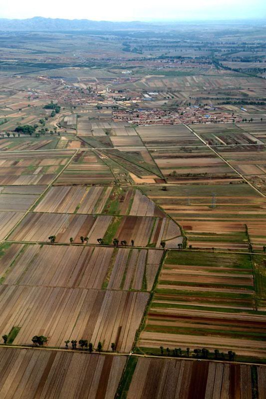 Amazing landscapes of North China from the air