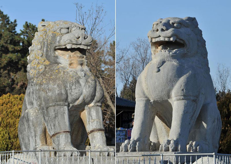 Scenery of China's Qianling Mausoleum