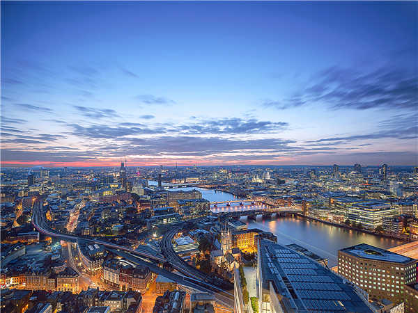 London from the air