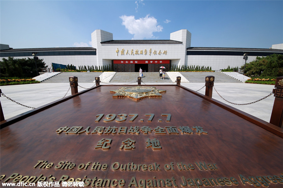 10 sites in China that commemorate the war against Japan