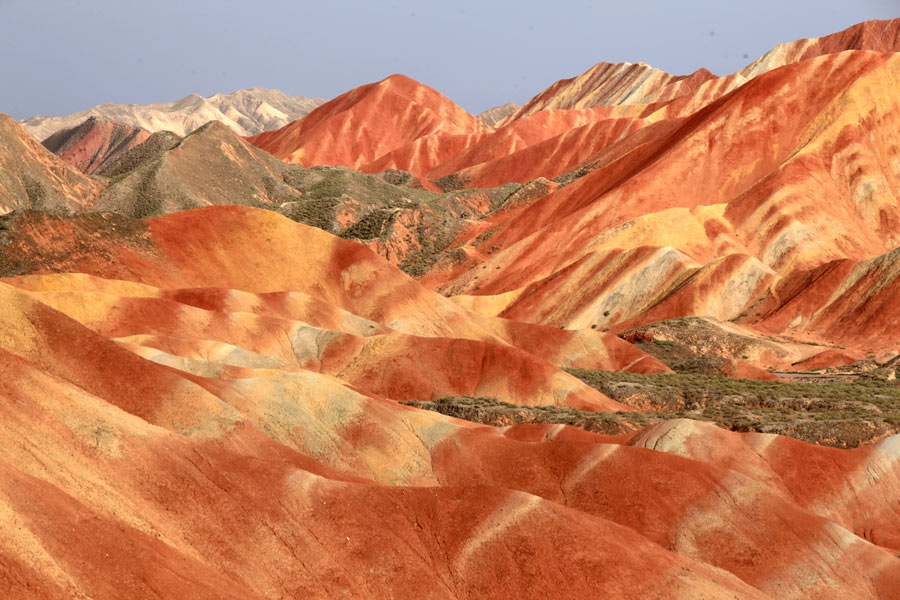 Zhangye mountains: A fairyland