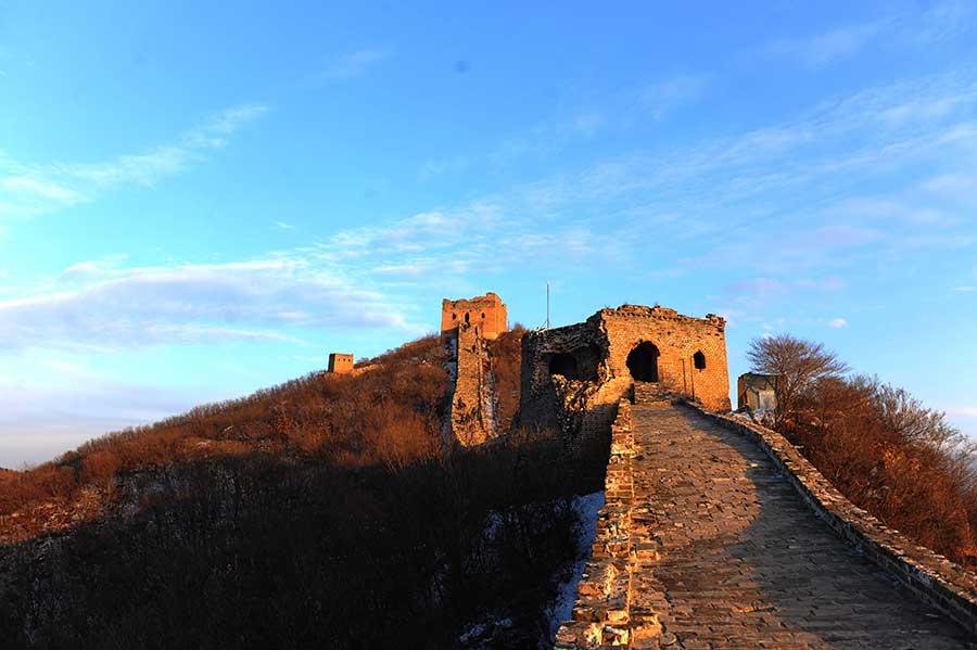 Sublime scenery of Simatai Great Wall in Miyun county, Beijing