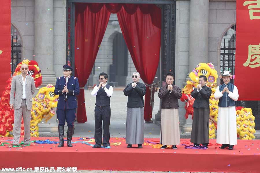 Nanyang Street of Feng Xiaogang's Film Commune opens