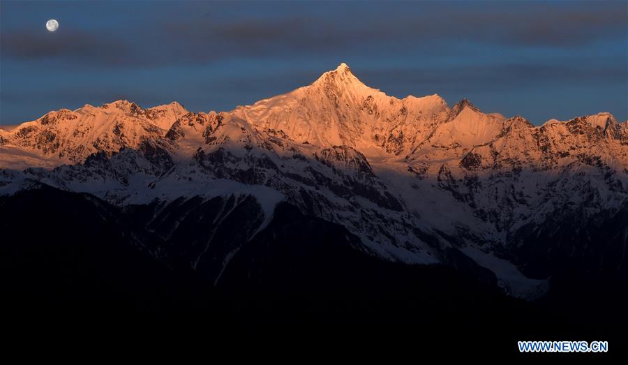 In pics: beautiful scenery of Meili Snow Mountains in SW China