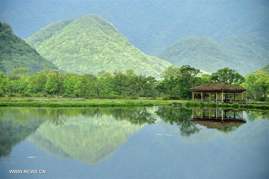 Scenery of Dajiu Lake in Shennongjia, Central China's Hubei