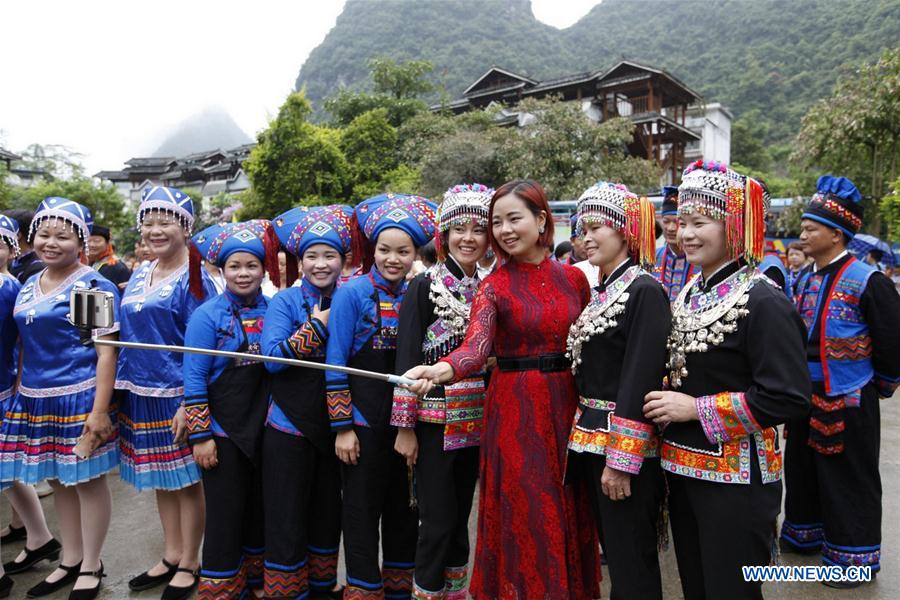 Danu Festival celebrated in Du'an, China's Guangxi