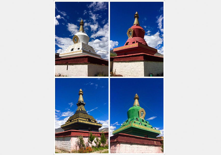 Sanyai Monastery in Zhanang county, China's Tibet