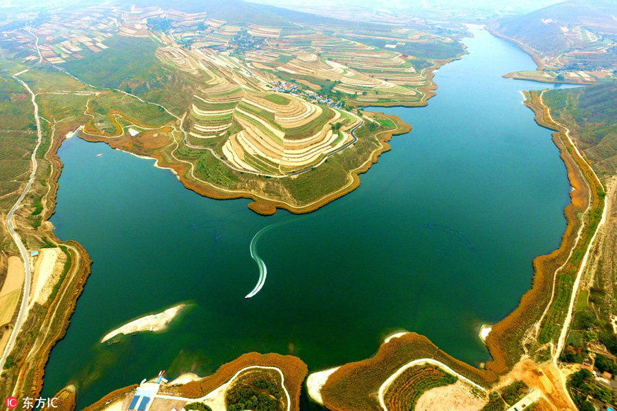 Zhenhu Lake: A serene landscape formed from a quake