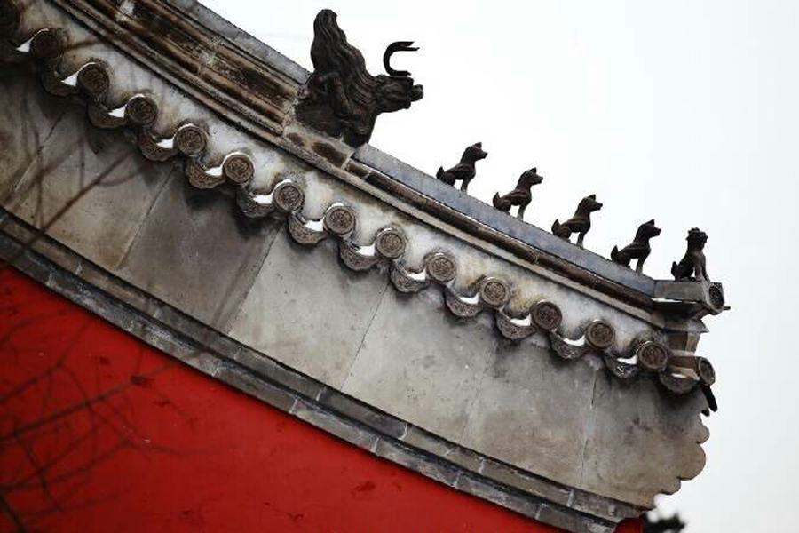 First snow at Forbidden City