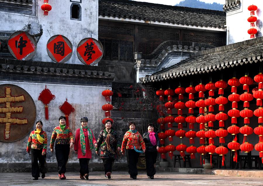 View of Chengkan village in E China's Anhui