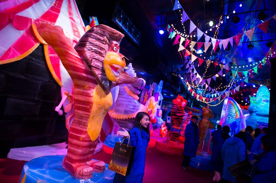 DreamWorks’ ice sculpture expo opens in Macao