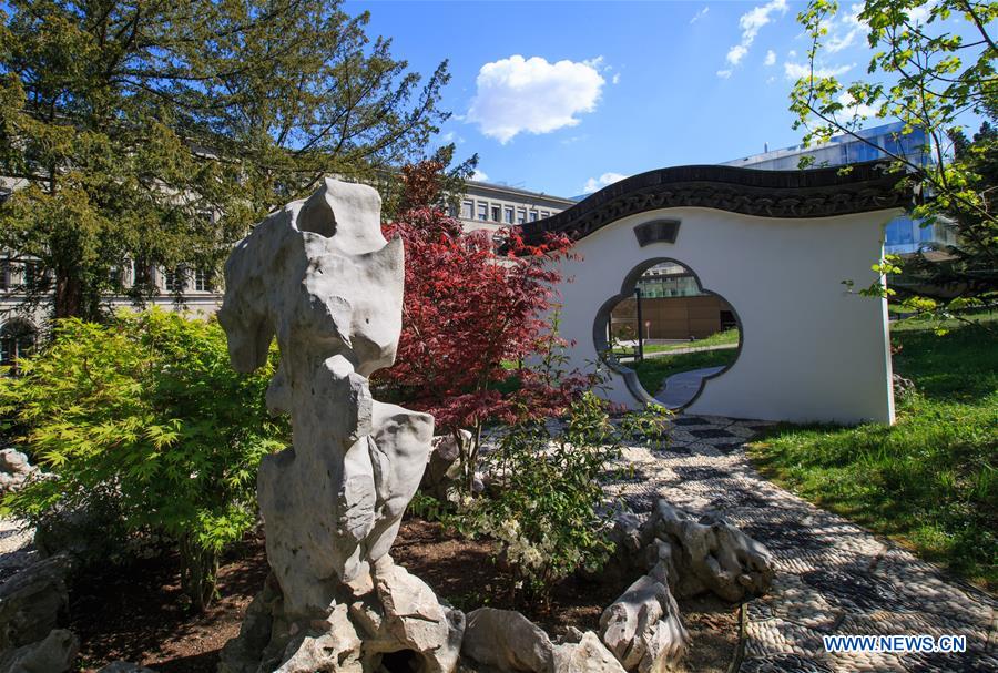 Chinese-style Gusu garden in Geneva, Switzerland