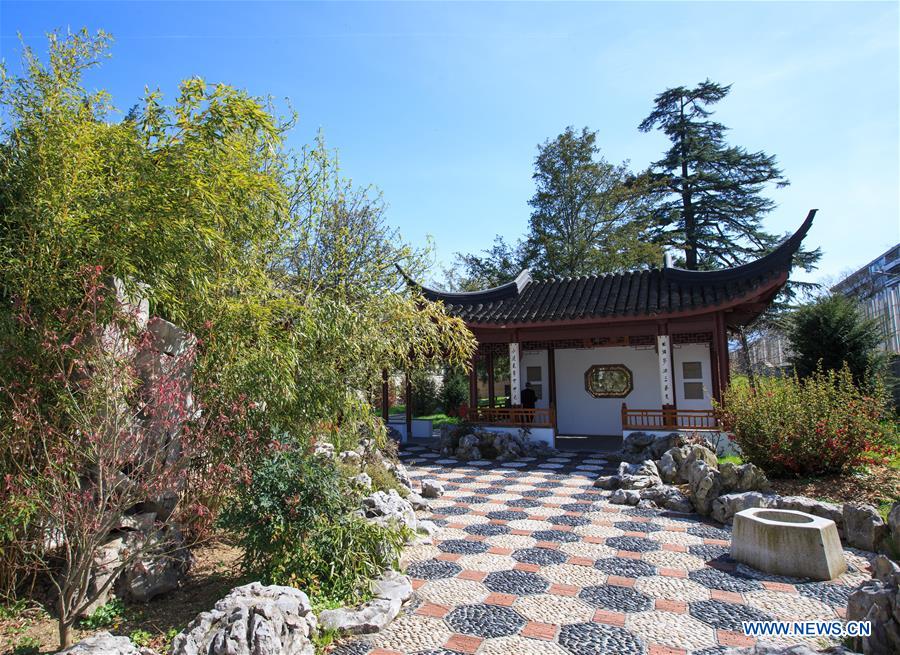 Chinese-style Gusu garden in Geneva, Switzerland