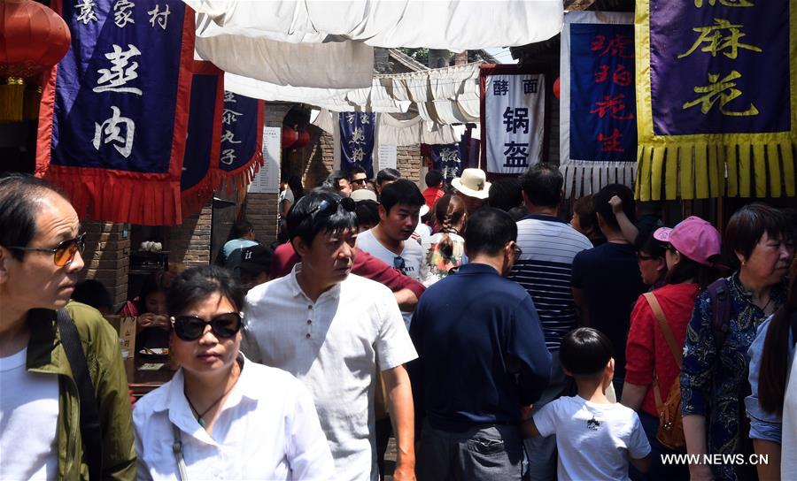 Folk tourism developed at Yuanjia village in NW China's Shaanxi