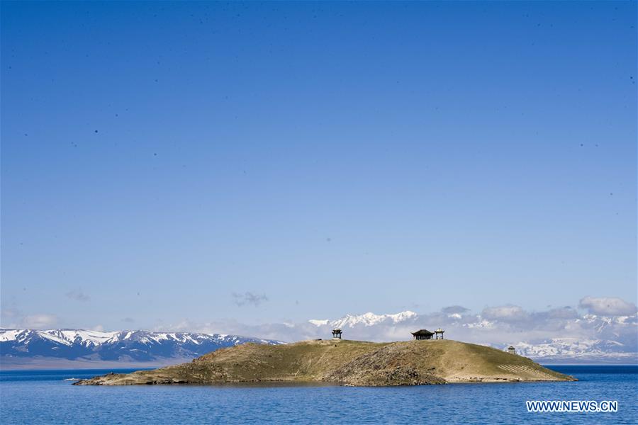 Amazing scenery of Sayram Lake in NW China's Xinjiang