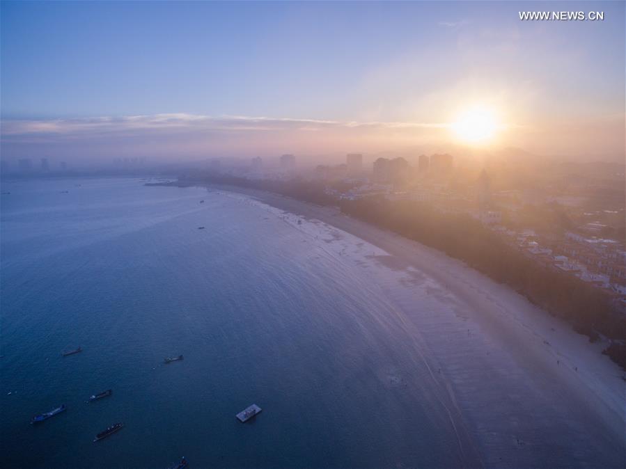 Enchanting scenery of coastline in SE China's Fujian