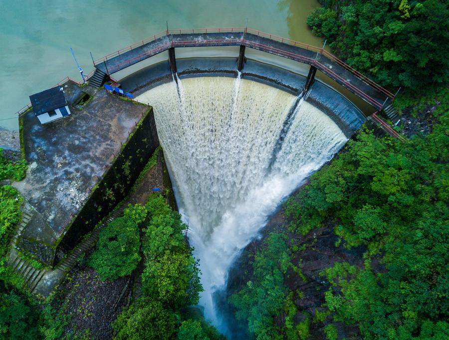 Aerial view of Tianmu Mountain natural conservation area in E China