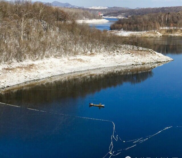 Marvelous natural scenery of Jinlong Bay in Jilin