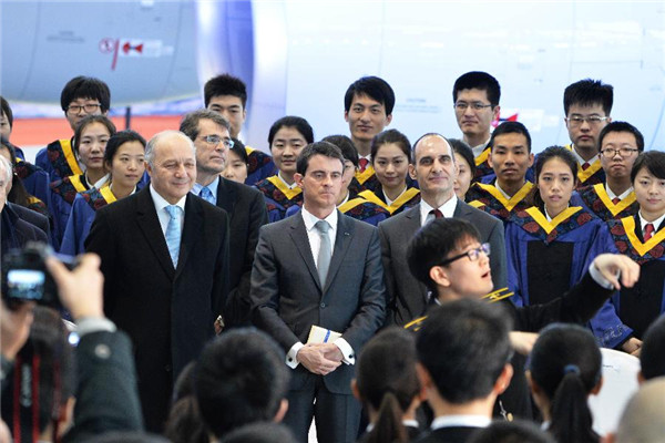 French PM visits in Tianjin