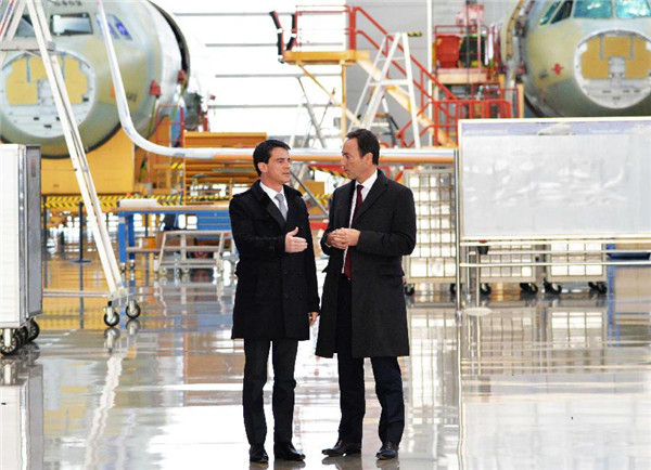 French PM visits in Tianjin