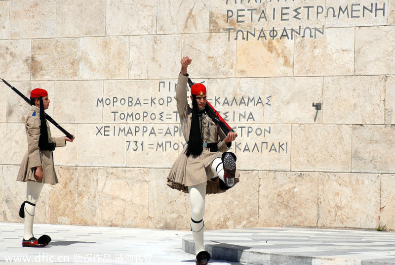 Historic relics in Athens