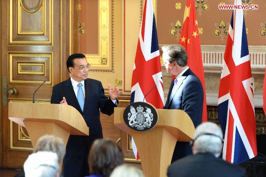 China to foster 'inclusive development' with Britain: Premier Li