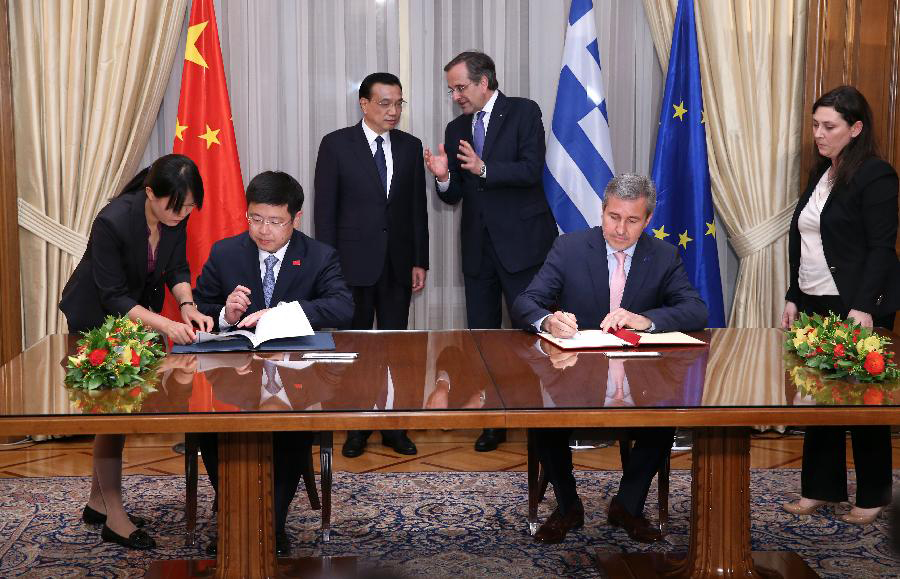 China, Greek PMs anticipate further win-win co-op