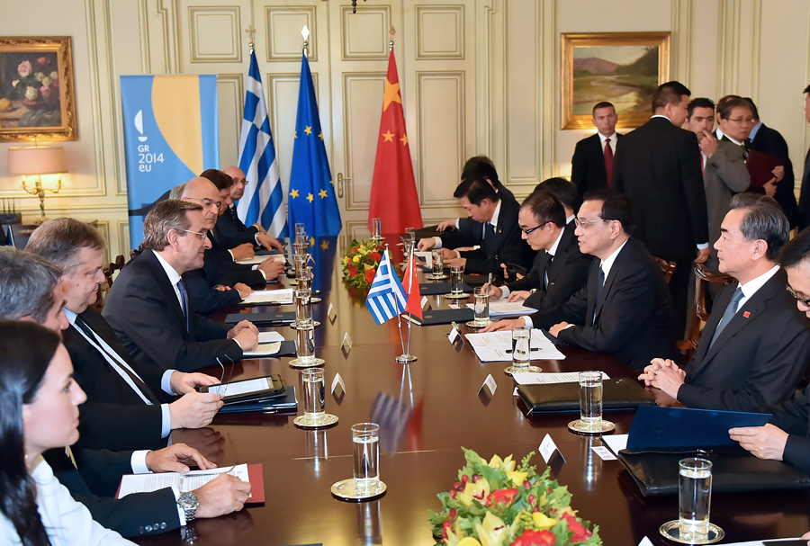 In photos: Premier Li Keqiang's Greece visit