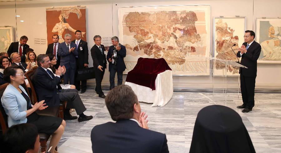 Premier Li calls for closer cultural exchanges with Greece