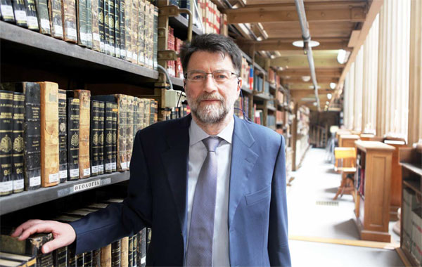 Greek library head promotes cultural connection to China