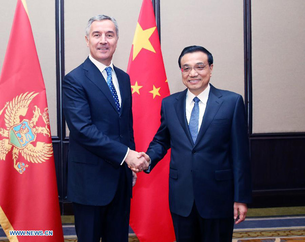 Chinese premier meets leaders of CEE countries