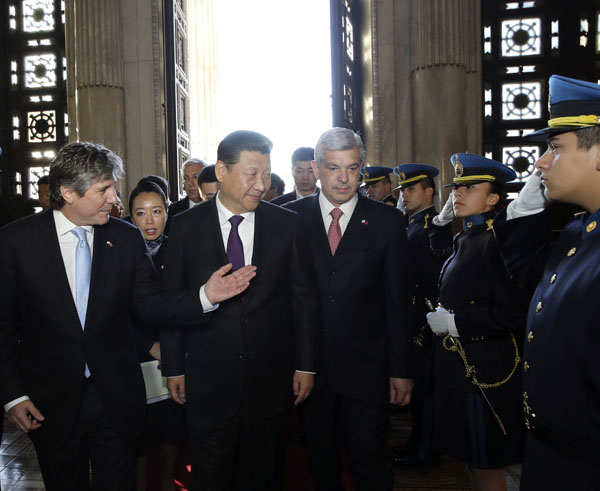 Xi expects more interactions between NPC, Argentine parliament