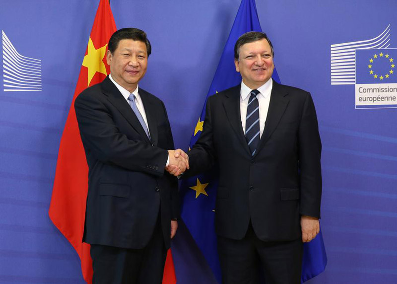 President Xi visits European Union's headquarters