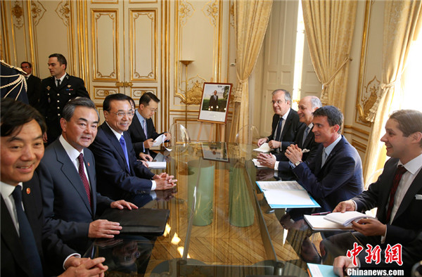 China, France prioritize partnership in third-party markets