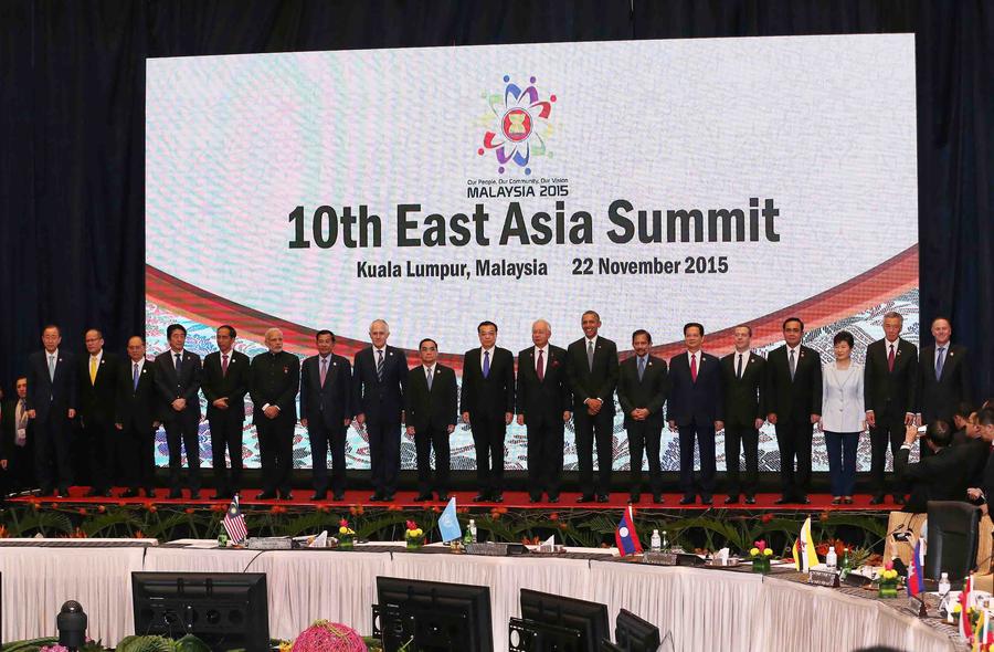 Chinese premier attends 10th East Asia Summit in Kuala Lumpur, Malaysia