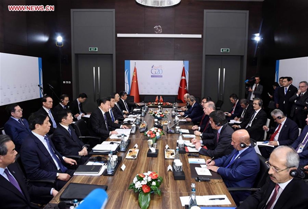 China seeks trade, investment facilitation with Turkey: Xi