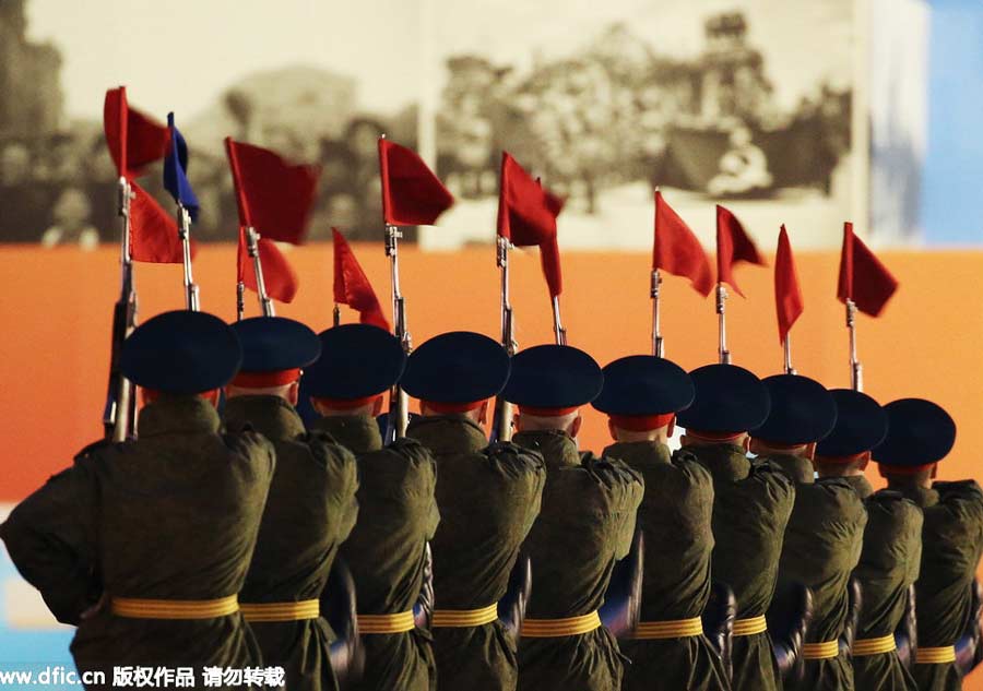 Rehearsal held for Victory Day parade in Russia