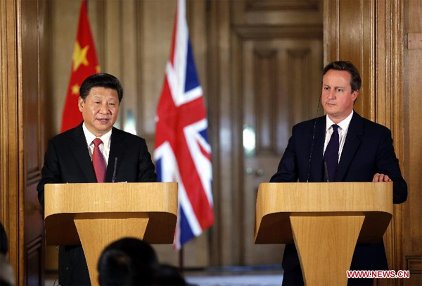 China-Britain 'global' partnership sealed with declaration, personal bonds