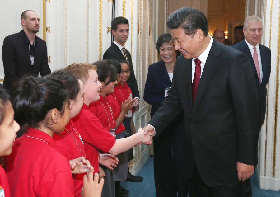 In photos: Memorable moments of President Xi's UK visit