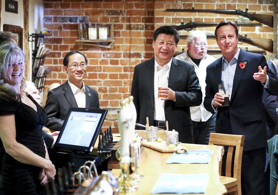 In photos: Memorable moments of President Xi's UK visit