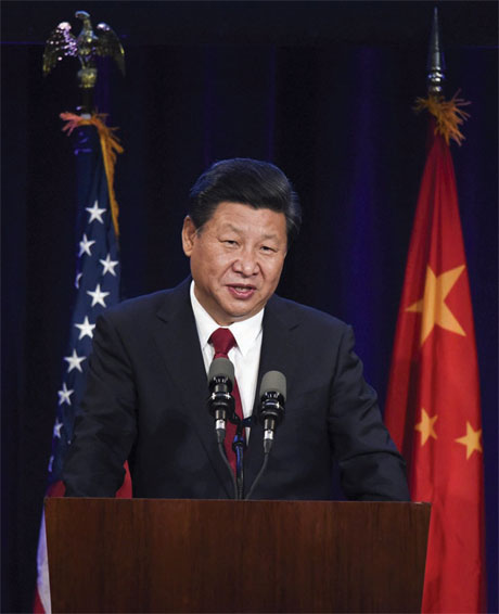 Xi's US visit in photos